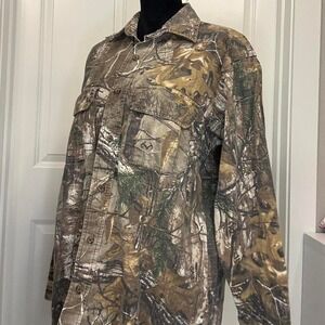Game time camo hunting flannel shirt -Size M